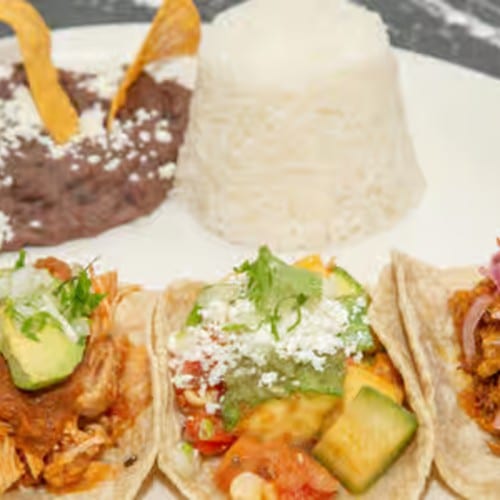 Three Taco Platter.