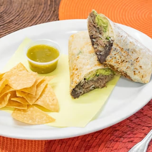 Burrito Box - Shredded Beef.