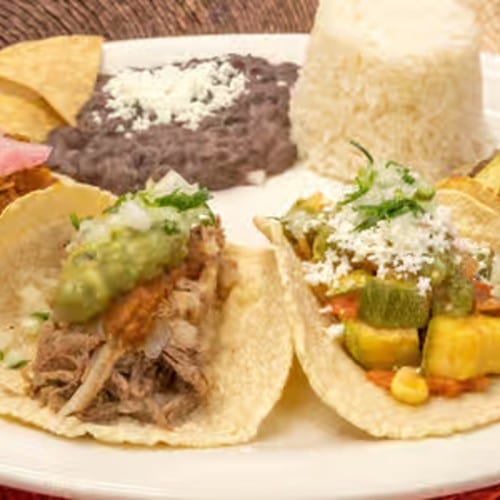 Four Taco Platter.