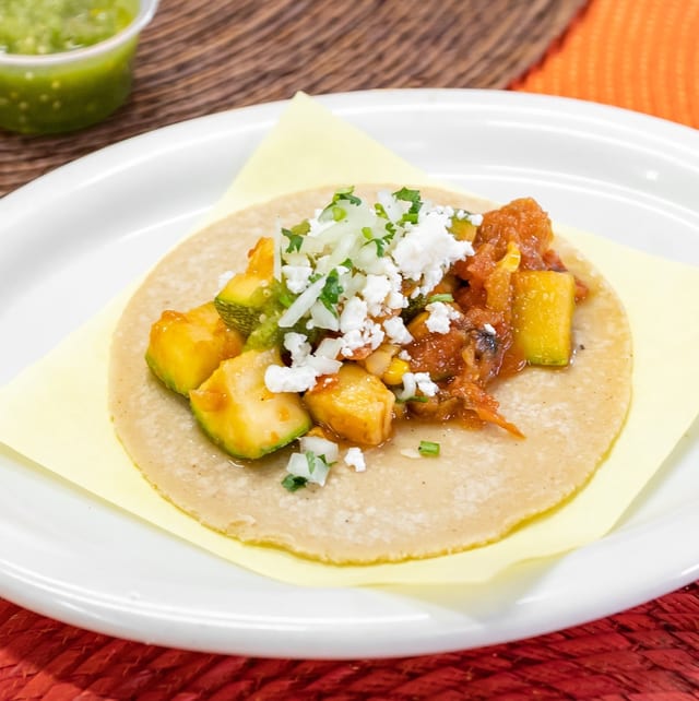 Taco - Calabacitas.